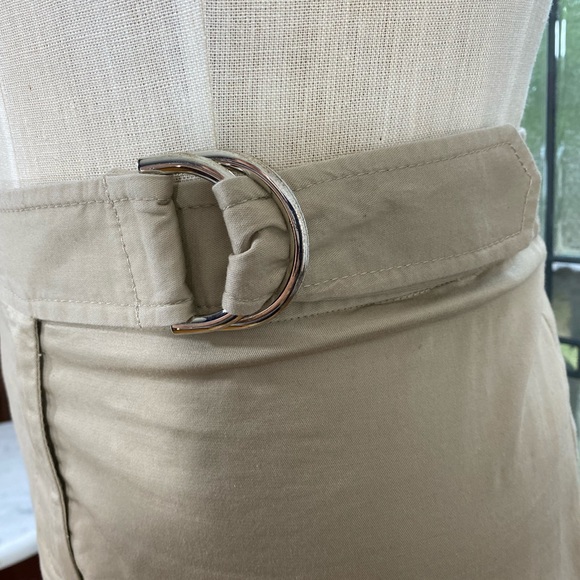 Tan Pencil Skirt with Charming Details - Picture 6 of 10